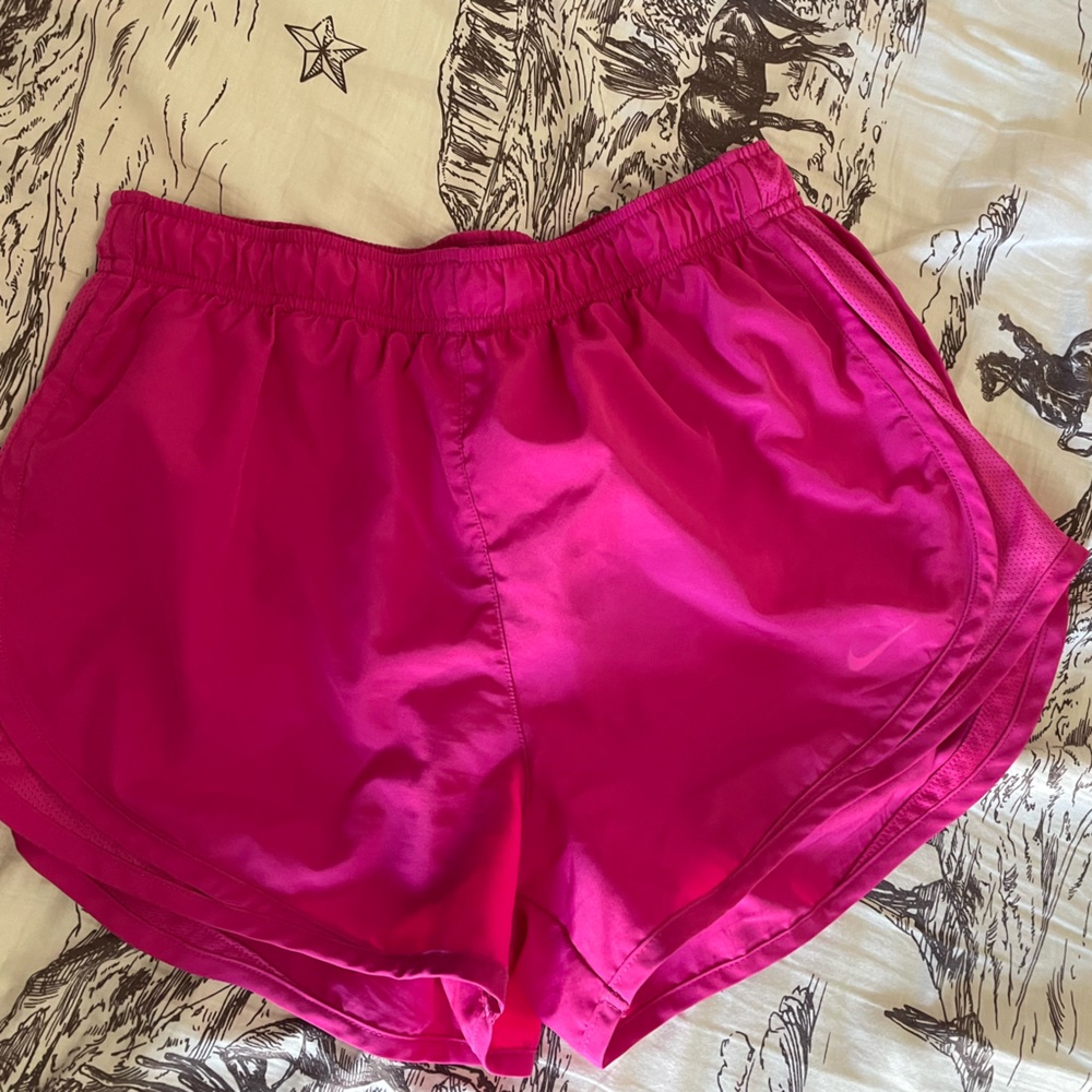 Pink Nike shorts